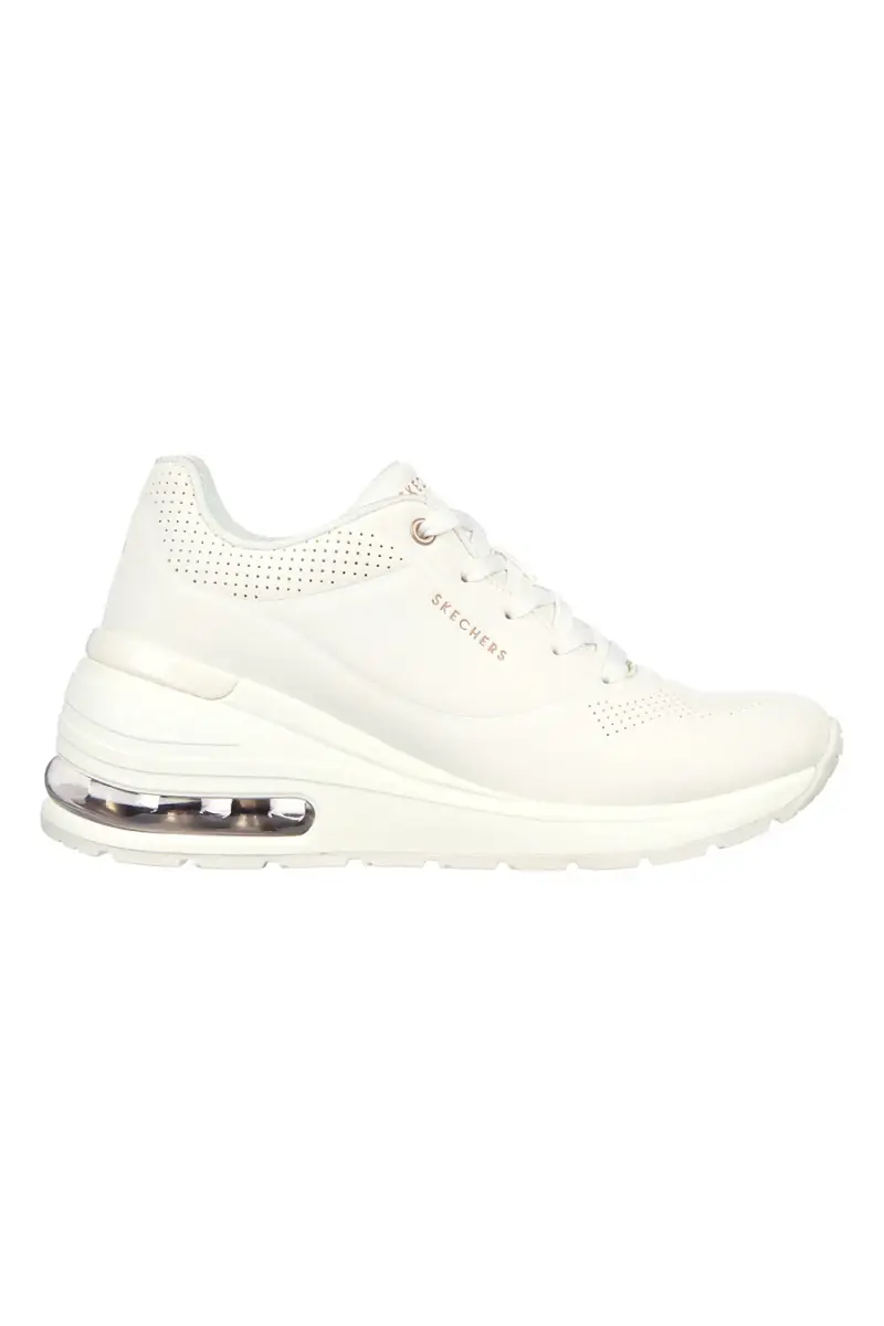 Sneakers Bianche Con Memory Foam Skechers Million Air Elevated Air [BIANCO]