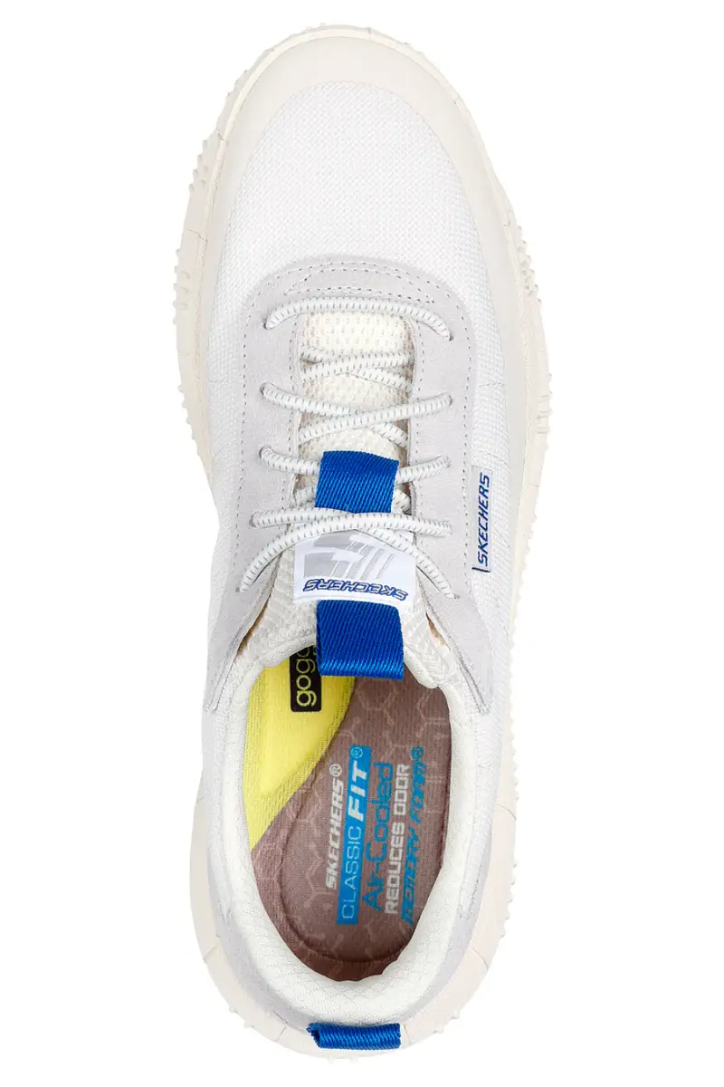 Sneakers Bianche con Platform Skechers Revo - Kelce [BIANCO] miniatura 5