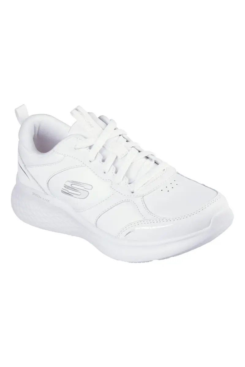 Sneakers Bianche Con Sistema Air-Cooled Memory Foam Skechers Lite Pro Sleek Citizen [BIANCO miniatura 2