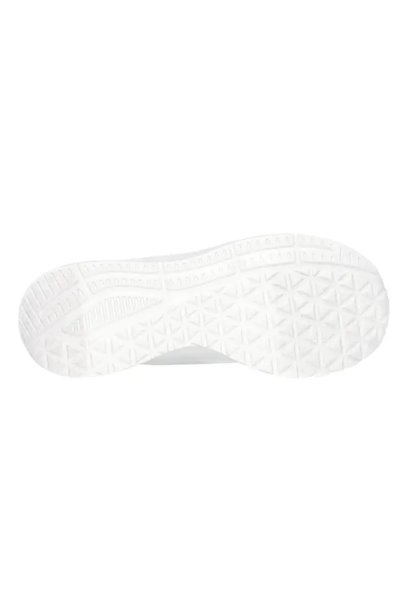Sneakers bianche con zeppa interna e Memory Foam Skechers Uno Lite - Lite Work [BIANCO] miniatura 5