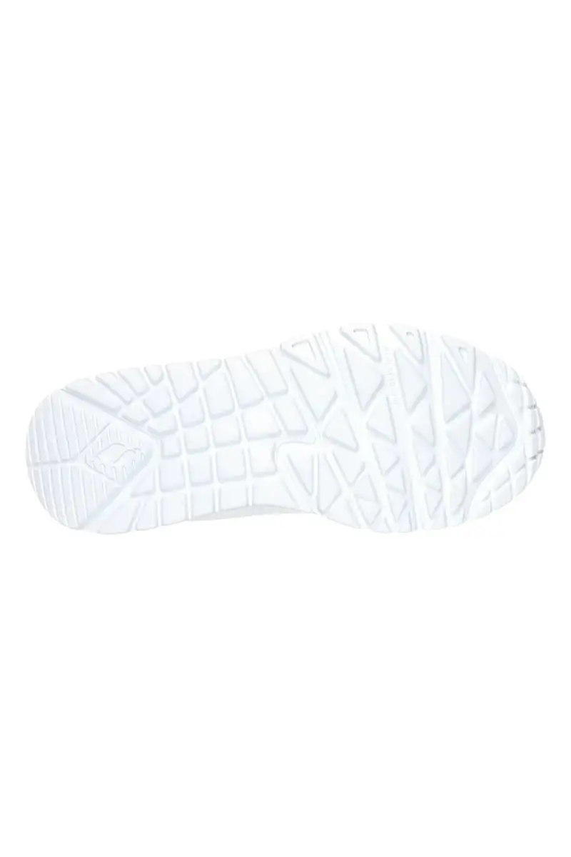 Sneakers bianche con zip laterale e platform Skechers Uno Lite Easy Zip [BIANCO] miniatura 5