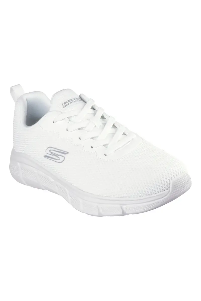 Sneakers bianche knit ammortizzate Skechers Bobs B Flex Chill Edge [OFF WHITE] miniatura 2