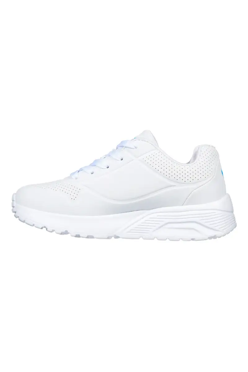 Sneakers bianche multicolor con cuori UNO Lite Spread the Love Skechers [BIANCO miniatura 4