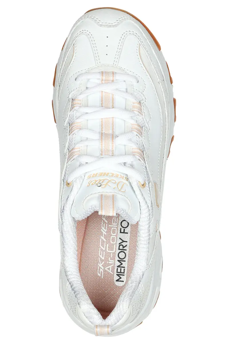 Sneakers Bianco Skechers Air-Cooled Memory Foam [BIANCO] miniatura 4