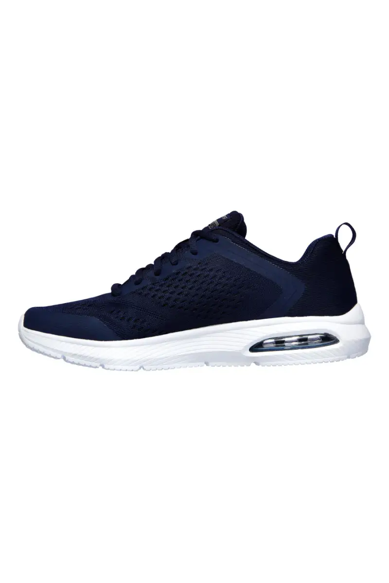 Sneakers blu ammortizzate con inserti air Dyna-Air Pelland Skechers [NAVY] miniatura 2