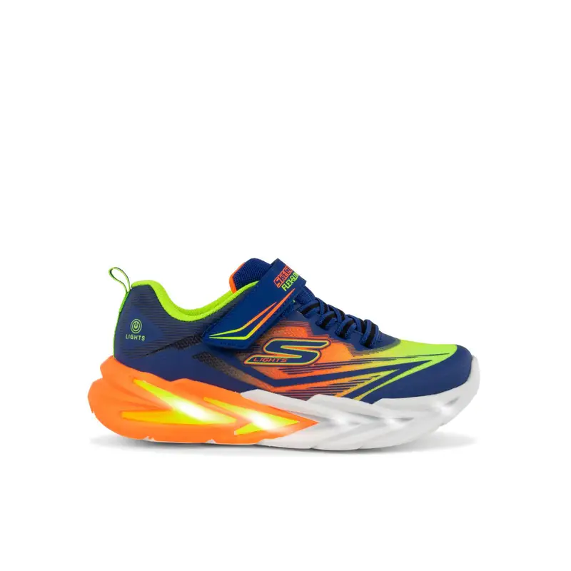 Sneakers blu bimbo da ginnastica S Light Flex-Glow Ultra con luci e velcro