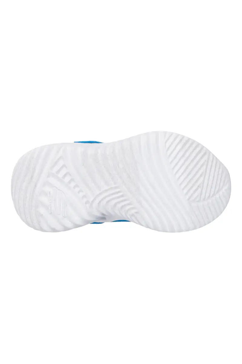 Sneakers blu con chiusura regolabile e suola leggera Skechers Bounder Techrox da Bambino [BLUE] miniatura 5