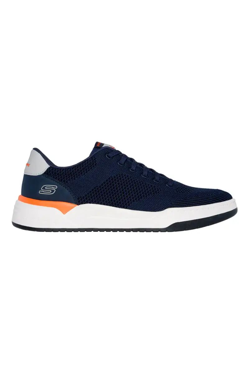 Sneakers blu in maglia tecnica con Memory Foam Skechers Corliss Dorset [NAVY]