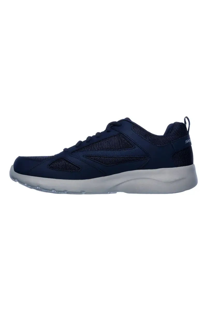 Sneakers blu in mesh leggere Skechers Dynamight 2 Fallford [NAVY] miniatura 3