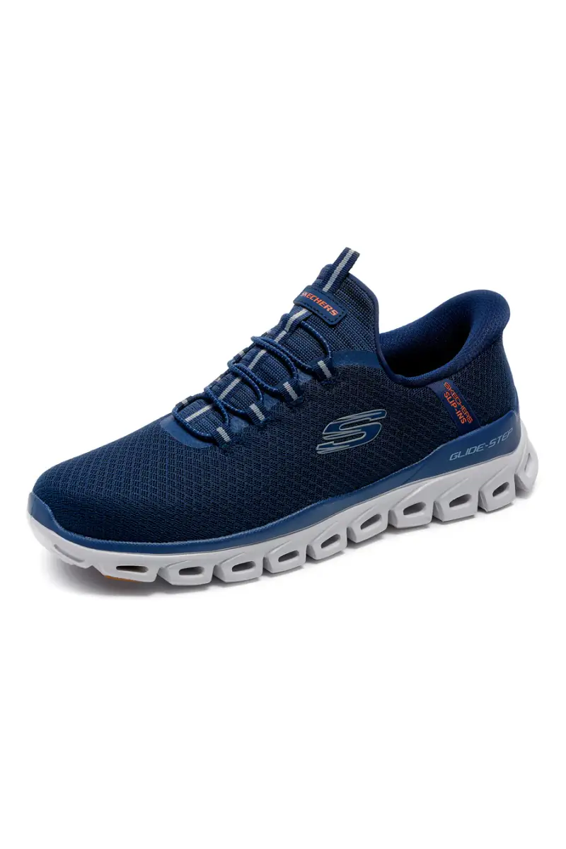 Skechers Slip Blu 3917951 miniatura 4