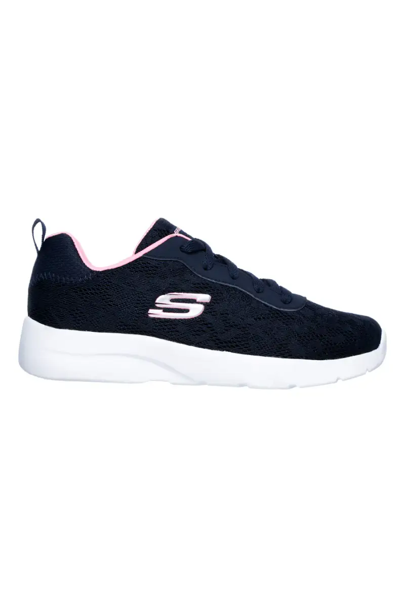 Sneakers blu rosa Memory Foam Skechers Dynamight 2 0 Homespun [NAVY]