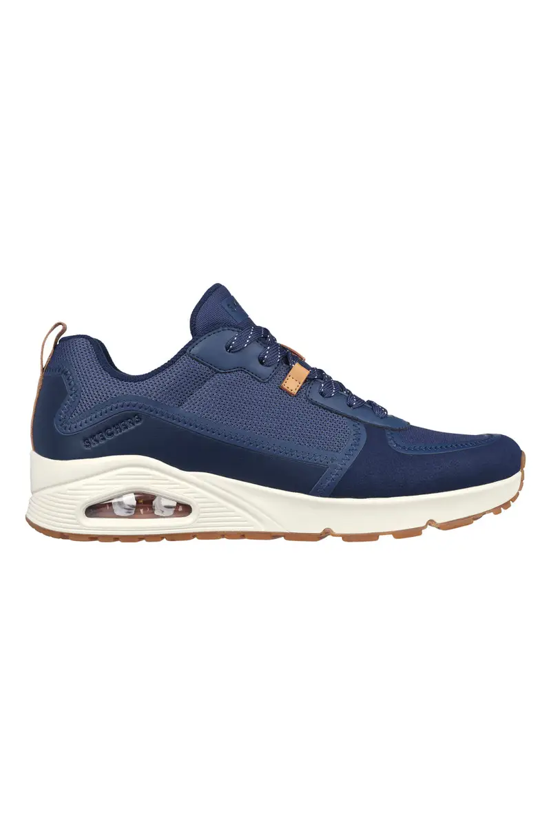 Sneakers Blu Skechers Uno Layover [NAVY]
