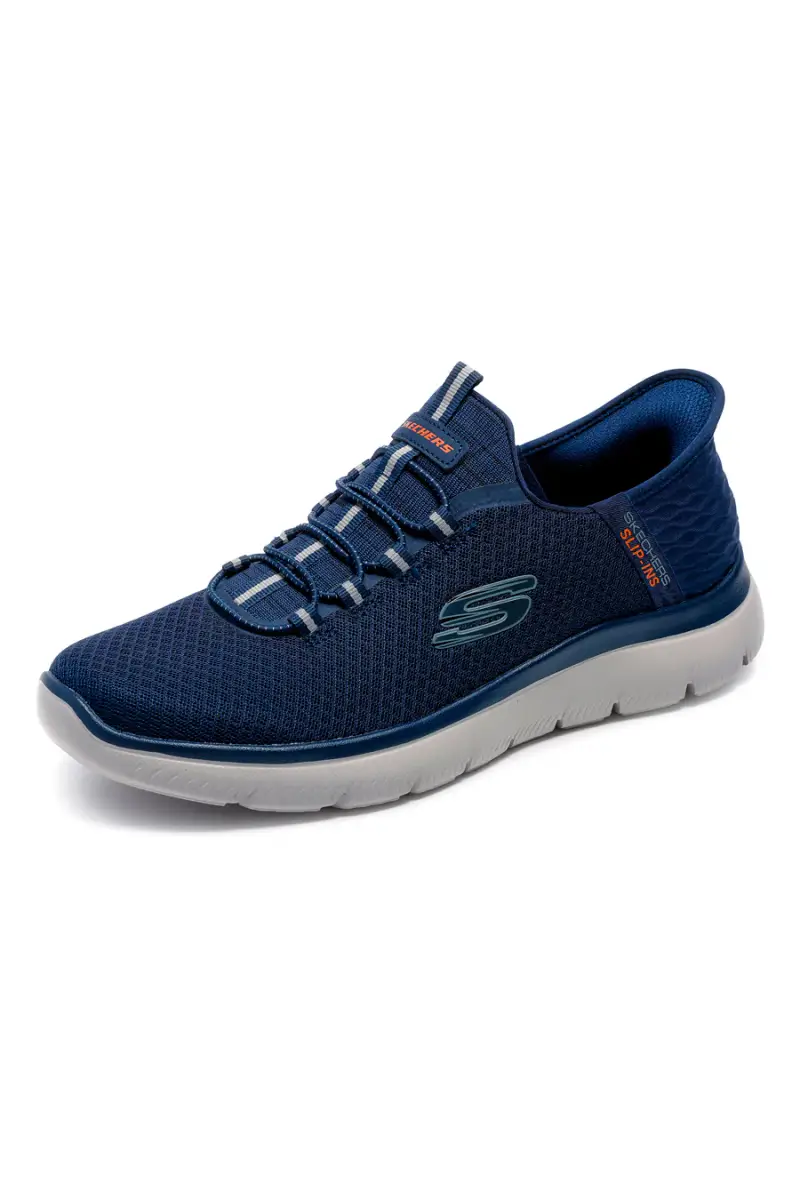 Skechers Slip Blu 4338318 miniatura 2