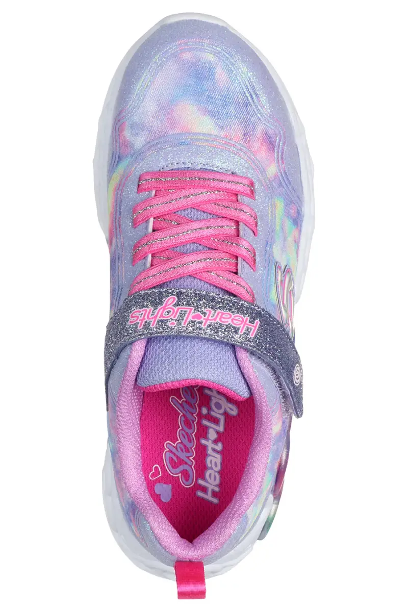 Sneakers con Luci da Bimbi Skechers Infinite Heart Light-Color Lovin [MULTI] miniatura 4