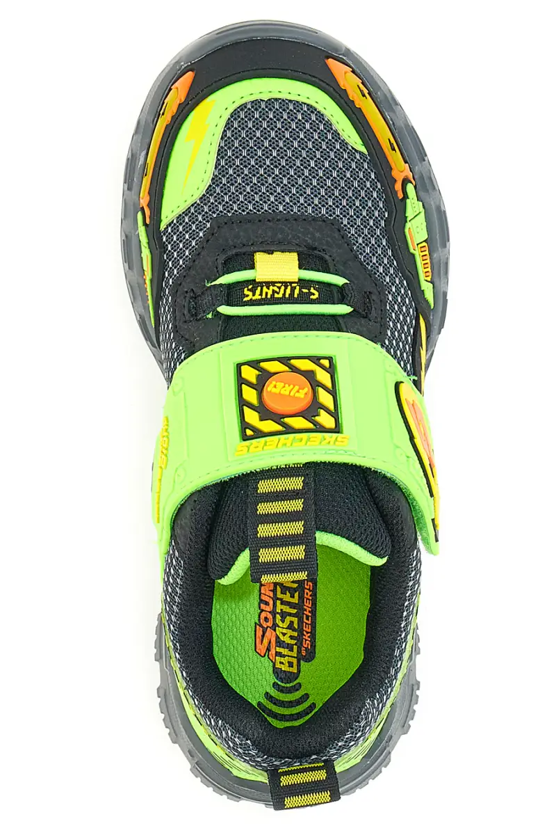 Sneakers con Luci ed Effetti Sonori Nere Skechers Sound Blasters [NERO miniatura 5