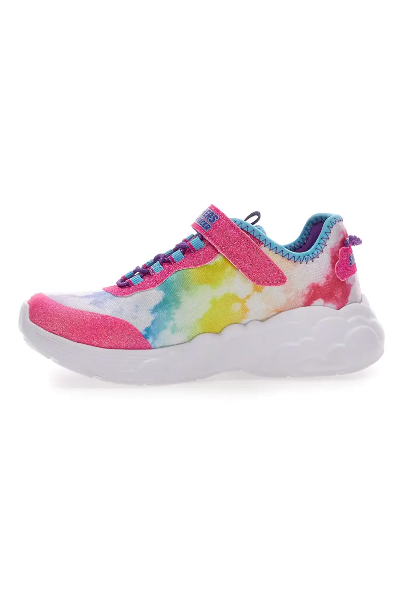 Sneakers con Luci Skechers Rainbow Racer Multicolore [ROSA] miniatura 3