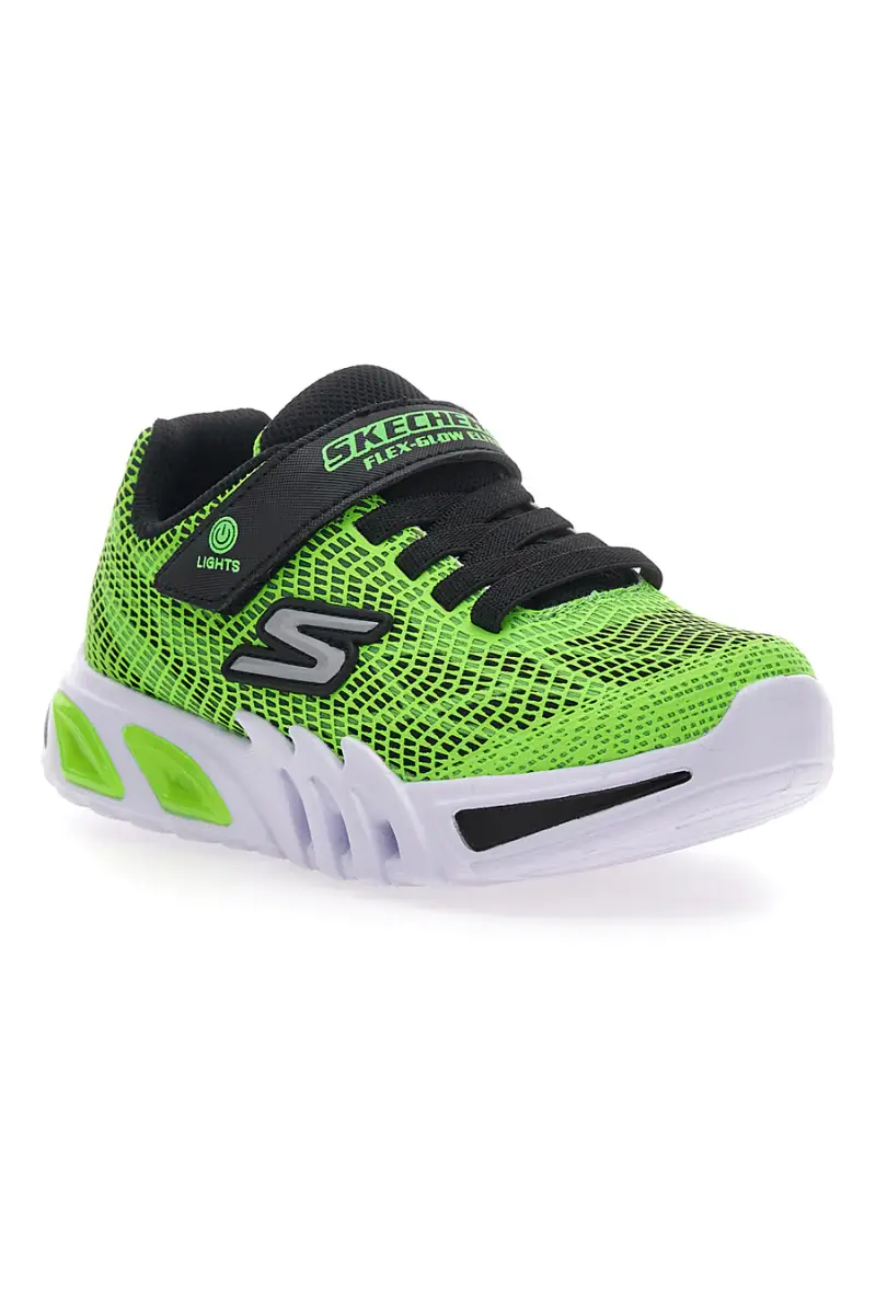 Sneakers con Luci Skechers S Light-Flex-Glow Elite Vorlo Verdi [NERO miniatura 2