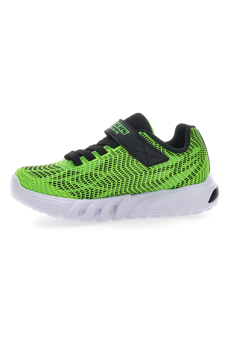 Sneakers con Luci Skechers S Light-Flex-Glow Elite Vorlo Verdi [NERO miniatura 3