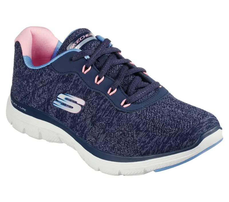 Sneakers Donna FLEX APPEAL 4.0 FRESH MOVE Blu marino / Multicolore | Skechers Blu navy