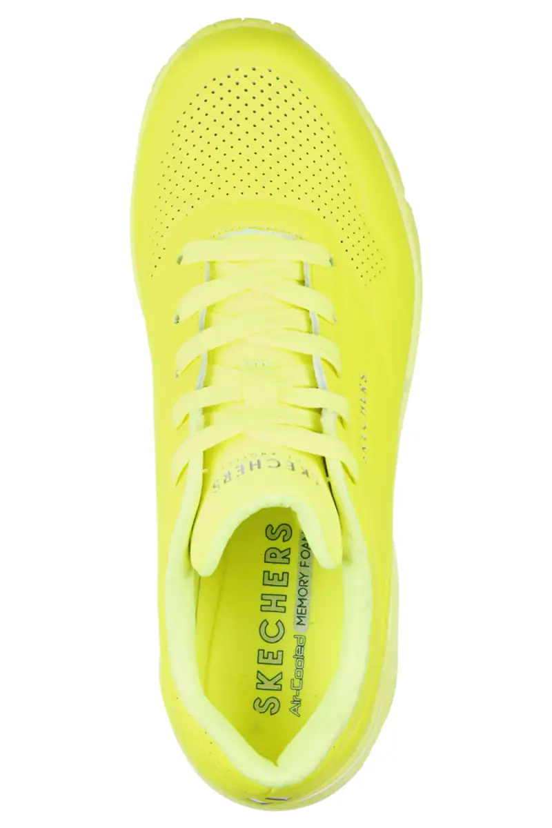 Sneakers Gialle da Donna Skechers Uno-Night Shades [NYEL] miniatura 4