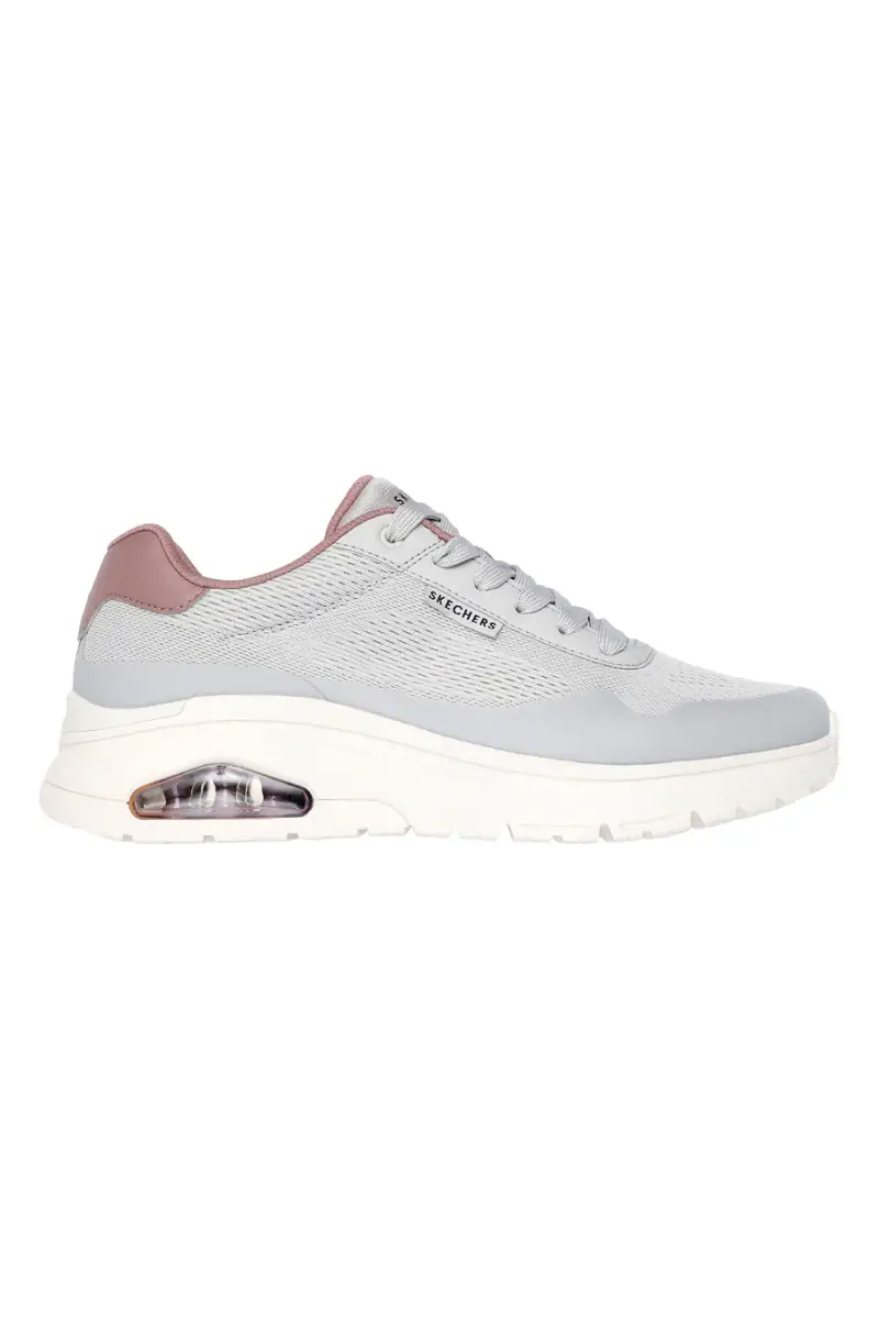 Sneakers Grigie Con Bolla ad Aria Skechers Uno Flex Spring On Air [GRIGIO]