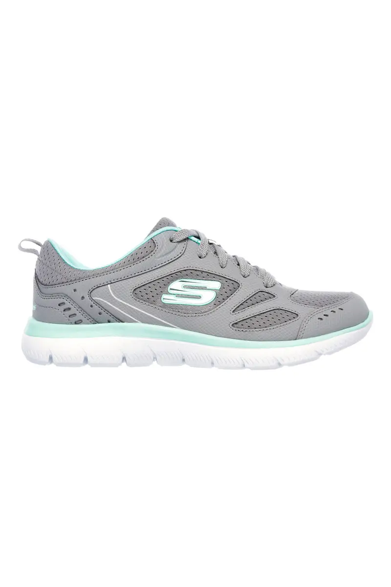 Sneakers Grigie Con Memory Foam SKECHERS Summits - Suited [GRIGIO]
