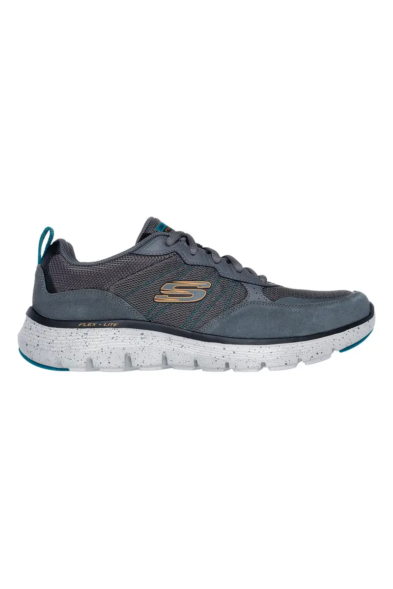 Sneakers grigie con tomaia in vera pelle e suola Flex-Lite Skechers Flex Advantage 5.0 [ANTRACITE