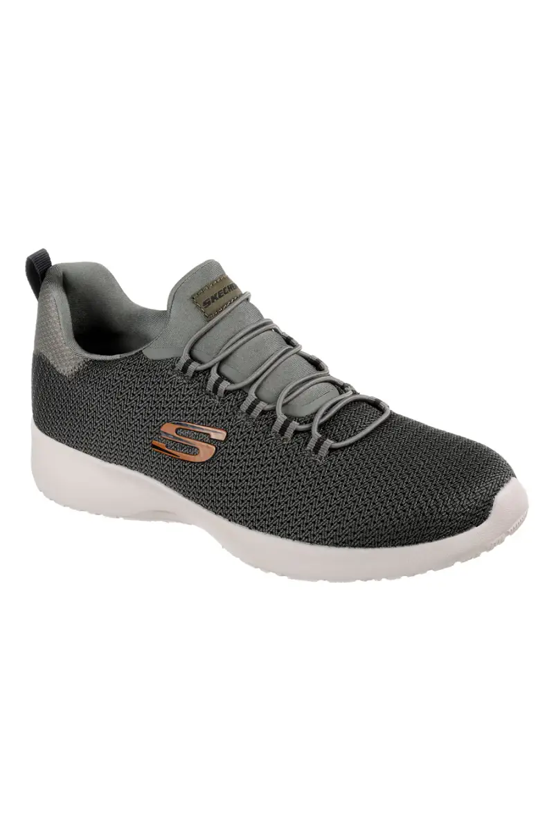 Sneakers grigie in mesh comfort Skechers Dynamight [VERDE] miniatura 2