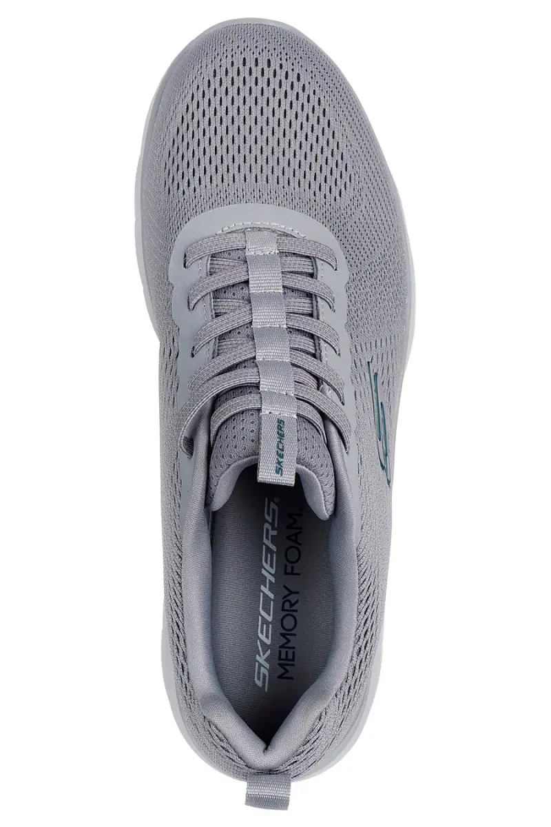 Sneakers grigie in mesh con Memory Foam Skechers Summits Eckler [GRIGIO] miniatura 3