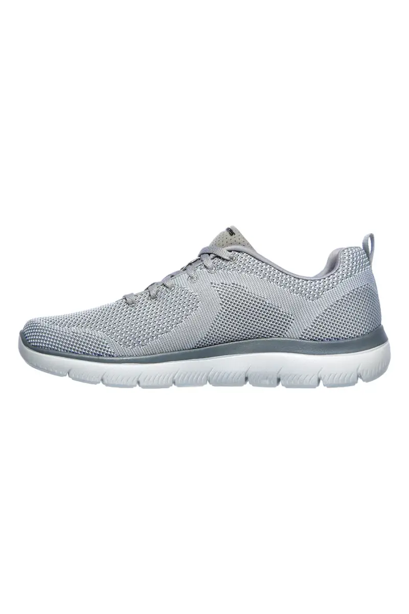 Sneakers grigio chiaro Memory Foam Skechers Summits Brisbane [GRIGIO CHIARO] miniatura 4