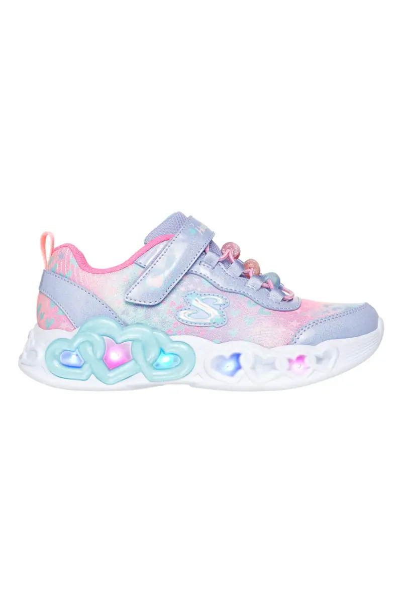 Sneakers lavanda con luci e charms Skechers Infinite Heart Lights Heart Jewels [LVMT]