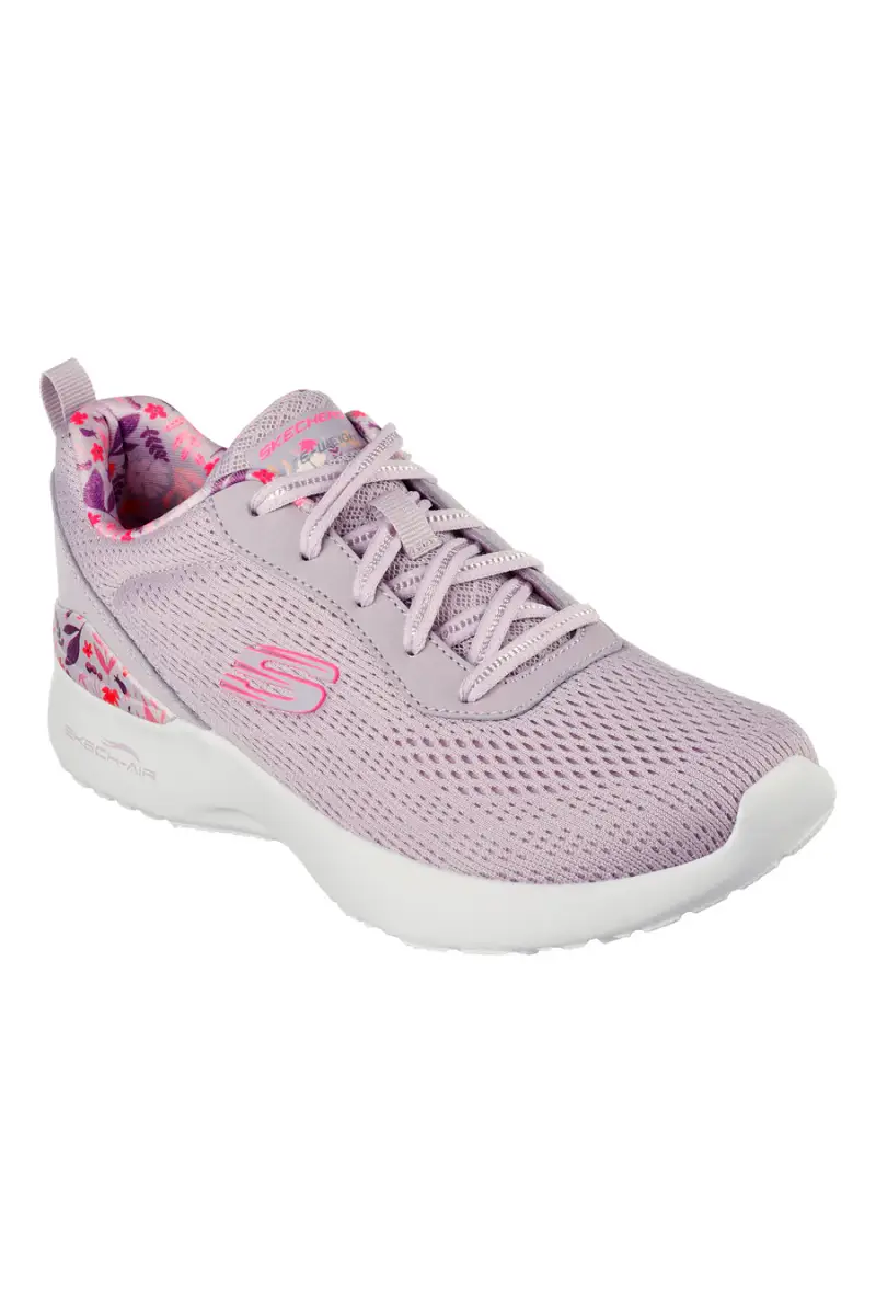 Sneakers lavanda in mesh con suola ad aria e Memory Foam Skechers Skech-Air Dynamight Laid Out [LVMT] miniatura 2
