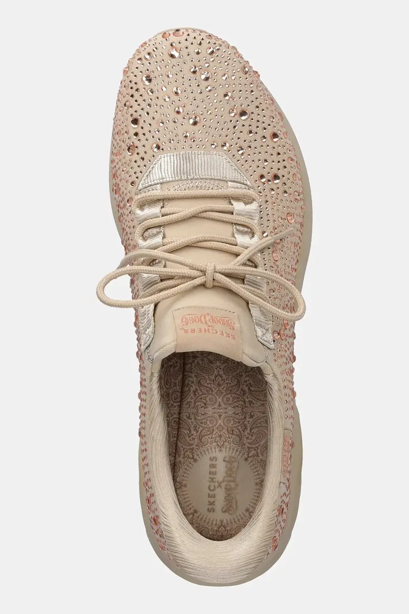 sneakers M-UNO - RHINESTONED AIR donna colore beige 186070 miniatura 4