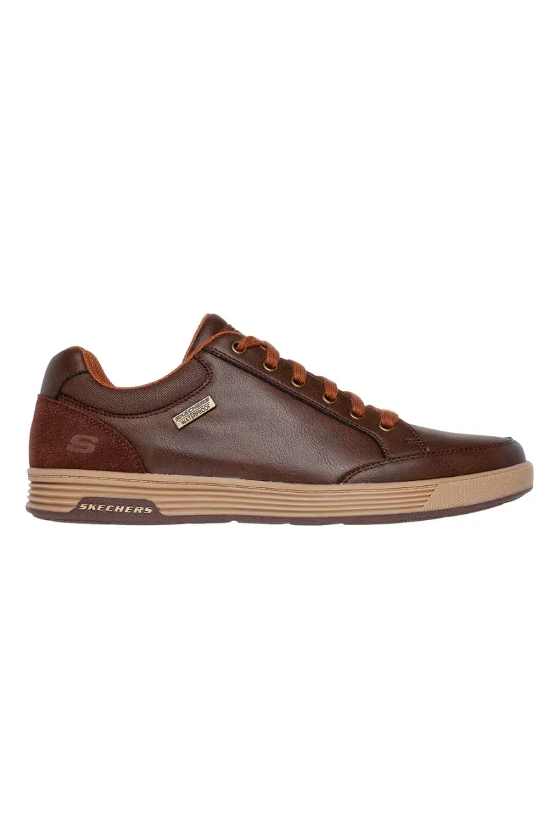 Sneakers marrone cioccolato waterproof Skechers Cavell Sparkman [MARRONE]