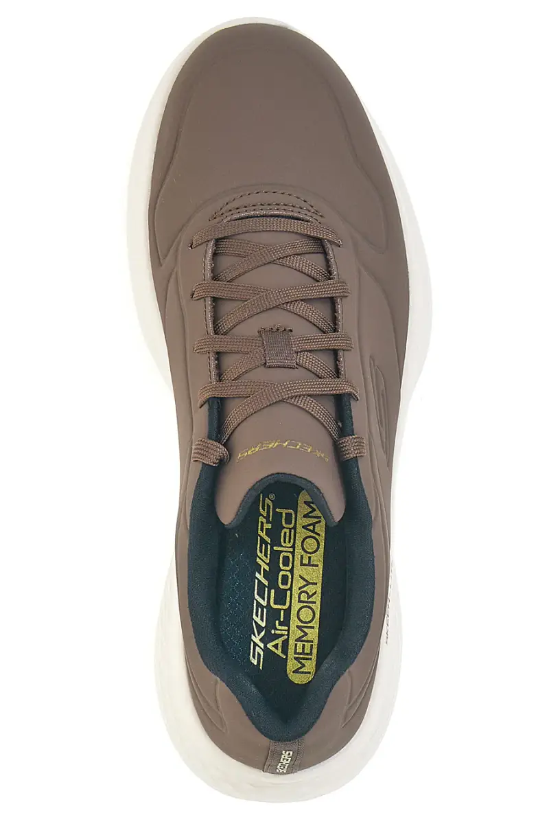 Sneakers marroni leggere ammortizzate Skechers SKECH-LITE PRO NULLIFY [MARRONE] miniatura 3