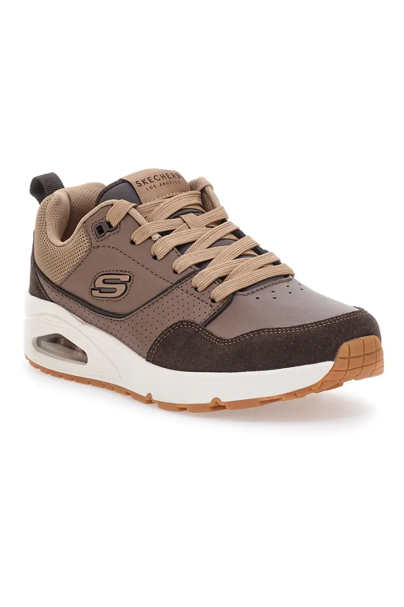 Sneakers marroni SKECHERS UNO RETRO ONE [MARRONE] miniatura 2