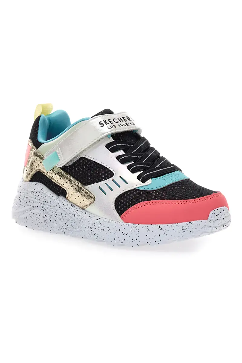 Sneakers multicolor con Memory Foam e strap Skechers Uno Lite - Gen Chill [NERO miniatura 2