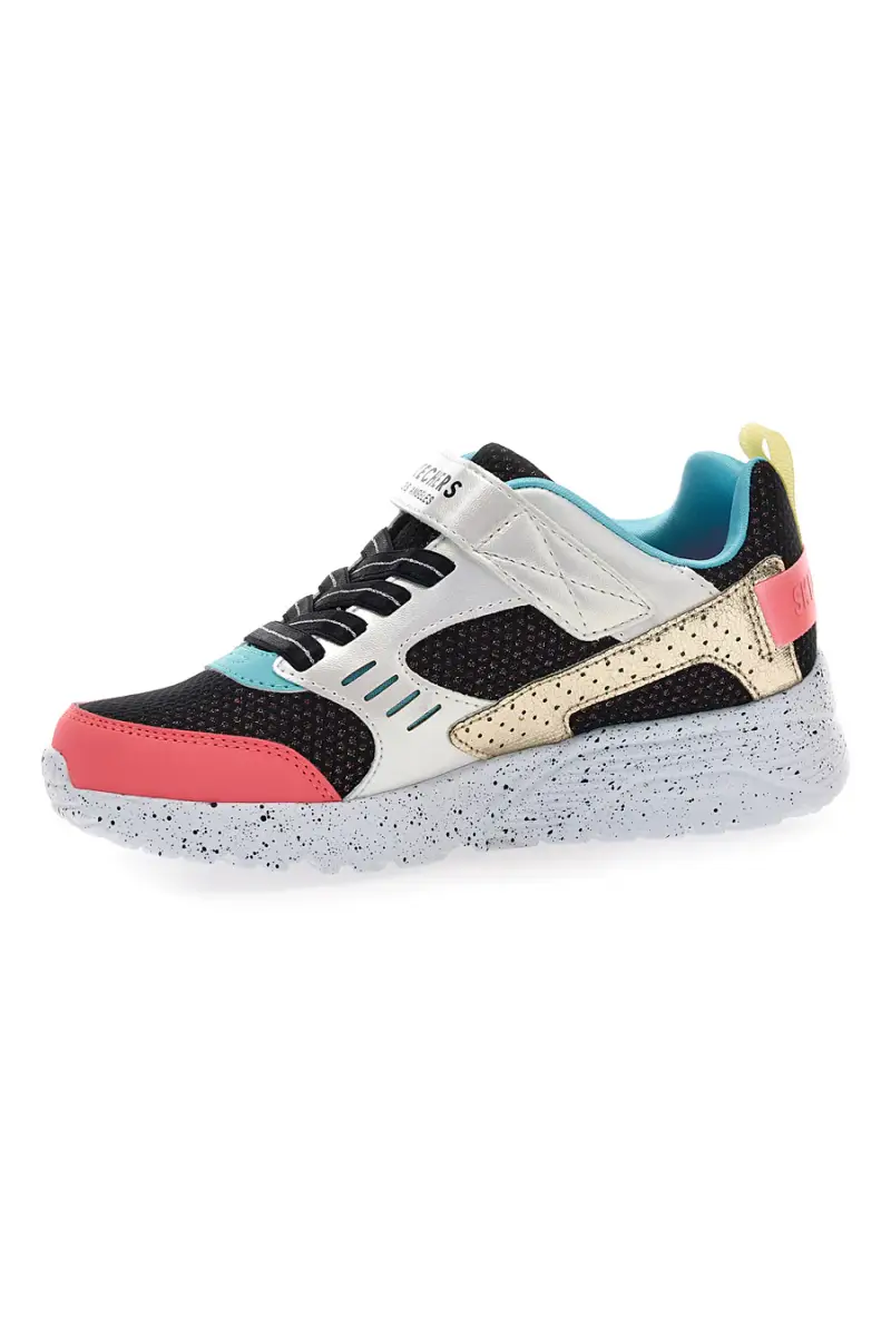 Sneakers multicolor con Memory Foam e strap Skechers Uno Lite - Gen Chill [NERO miniatura 4