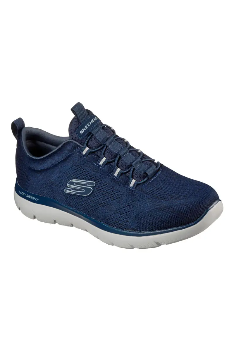 Sneakers Navy con Memory Foam Skechers Summits - Louvin [NAVY] miniatura 2