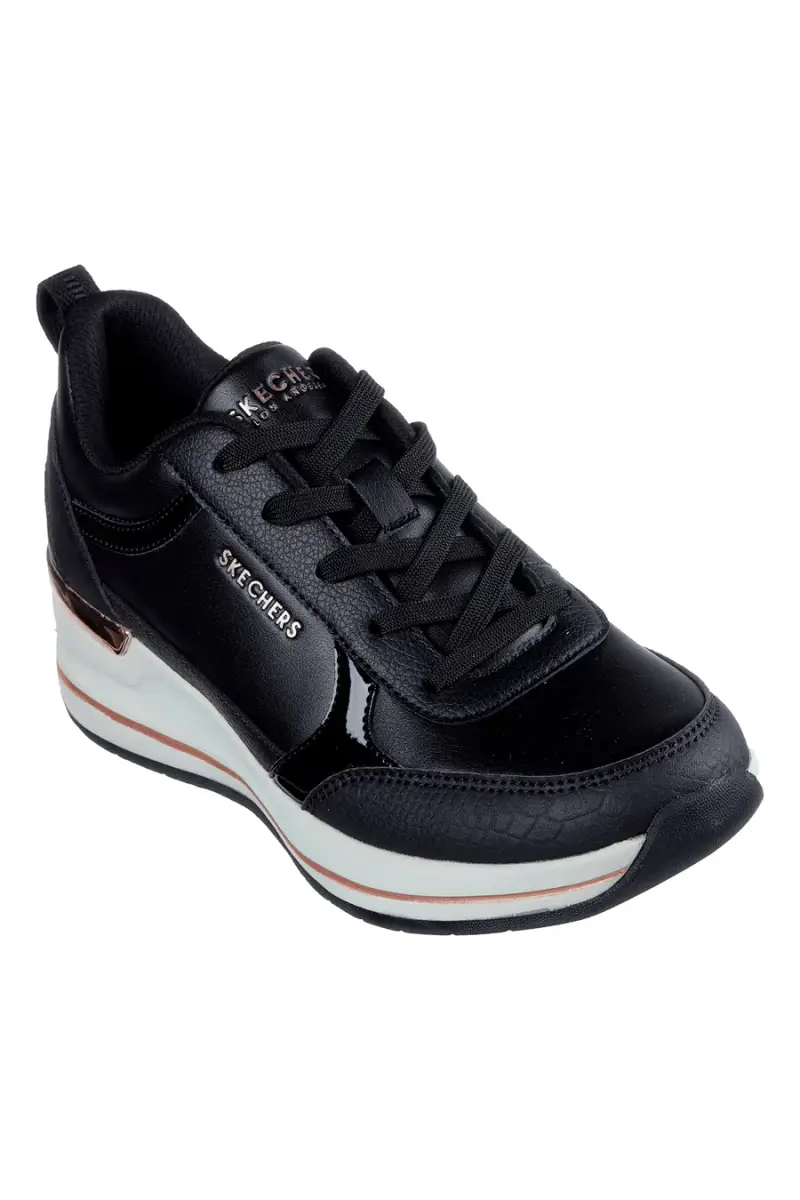 Sneakers nere con dettagli lucidi Skechers Billion 2 Fine Shine [NERO] miniatura 2