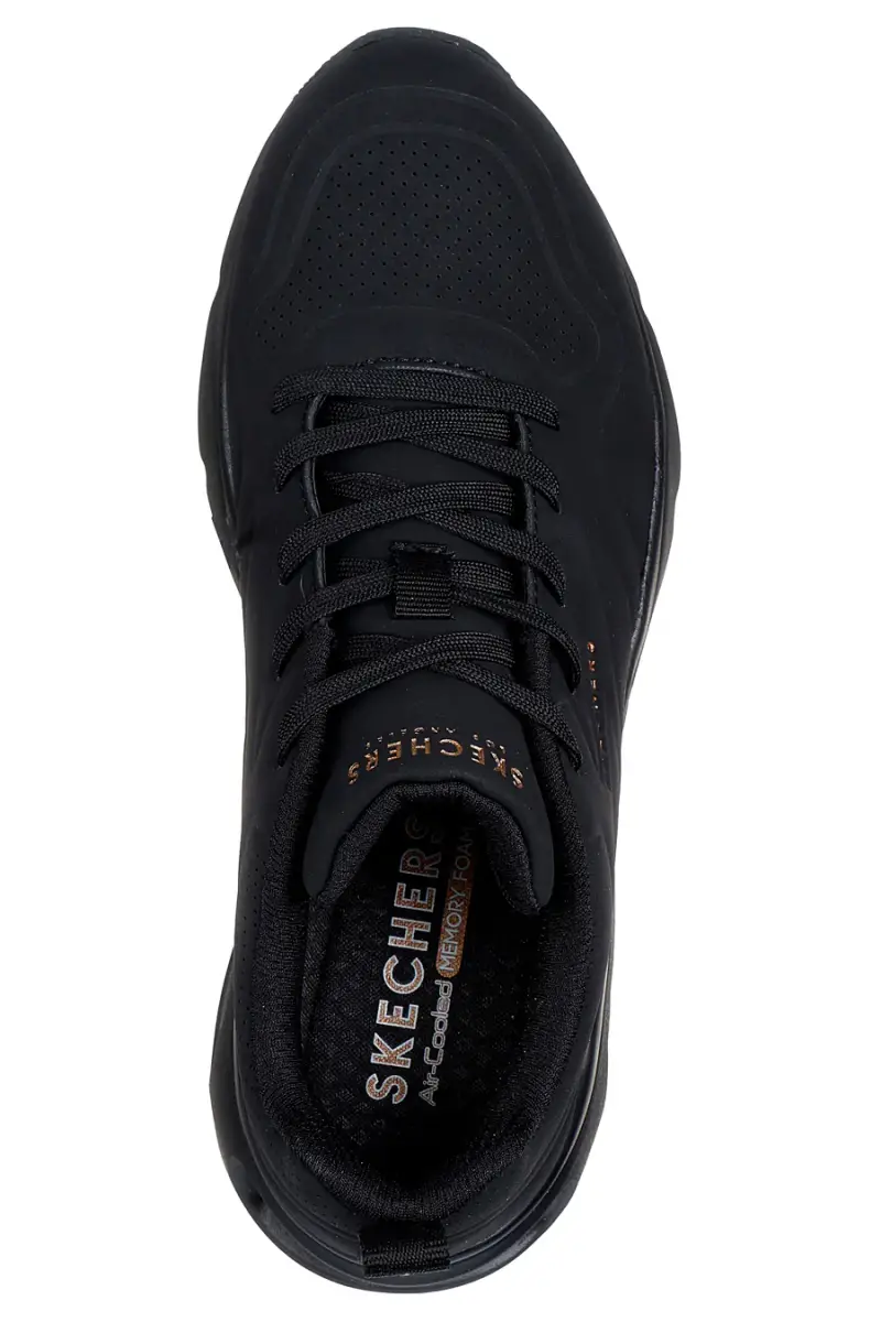 Sneakers nere con intersuola a tripla camera d aria Skechers TRES-AIR UNO AH - MAZING [NERO] miniatura 5
