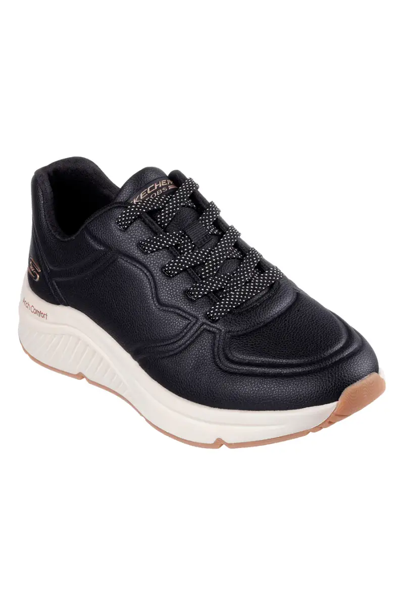 Sneakers nere con Memory Foam e supporto arco Skechers BOBS Arch Comfort B Sweet - A Bind [NERO] miniatura 2