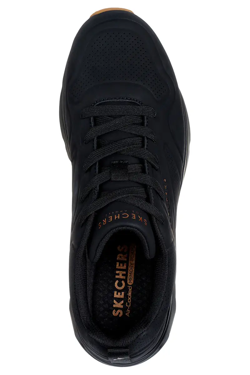 Sneakers nere con suola Skech-Air Skechers Tres-Air Uno Casairal [NERO] miniatura 5