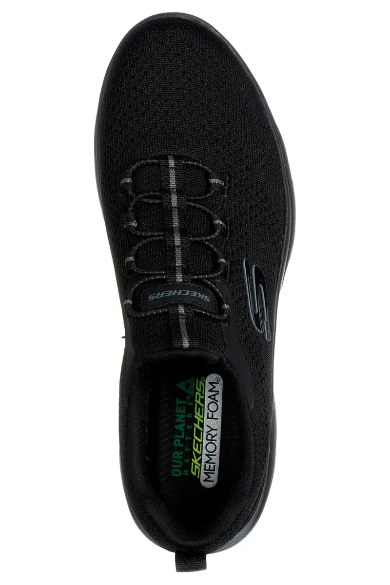 Sneakers nere in knit con memory foam Skechers Summits Tallo [NERO] miniatura 3