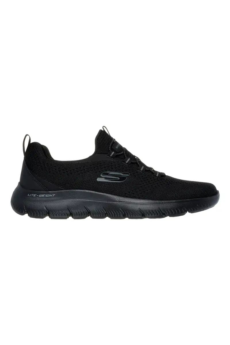 Sneakers nere in knit con memory foam Skechers Summits Tallo [NERO]