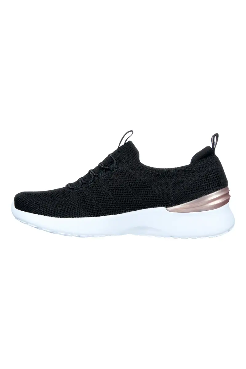 Sneakers nere in knit con Skech-Air e Memory Foam Skechers Skech-Air Dynamight Perfect Steps [BLACK] miniatura 3