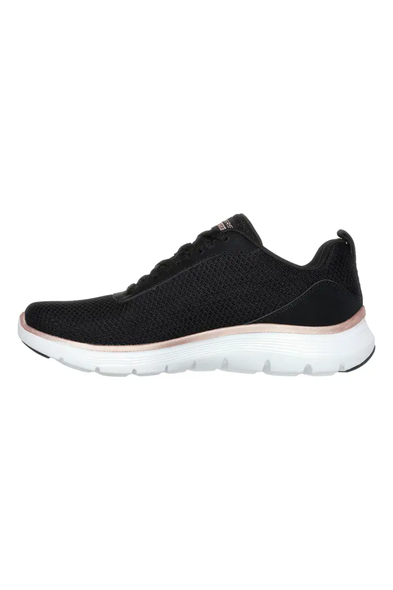 Sneakers nere in mesh con Air-Cooled Memory Foam vegan Skechers R SPORT WOMENS [BLACK] miniatura 4