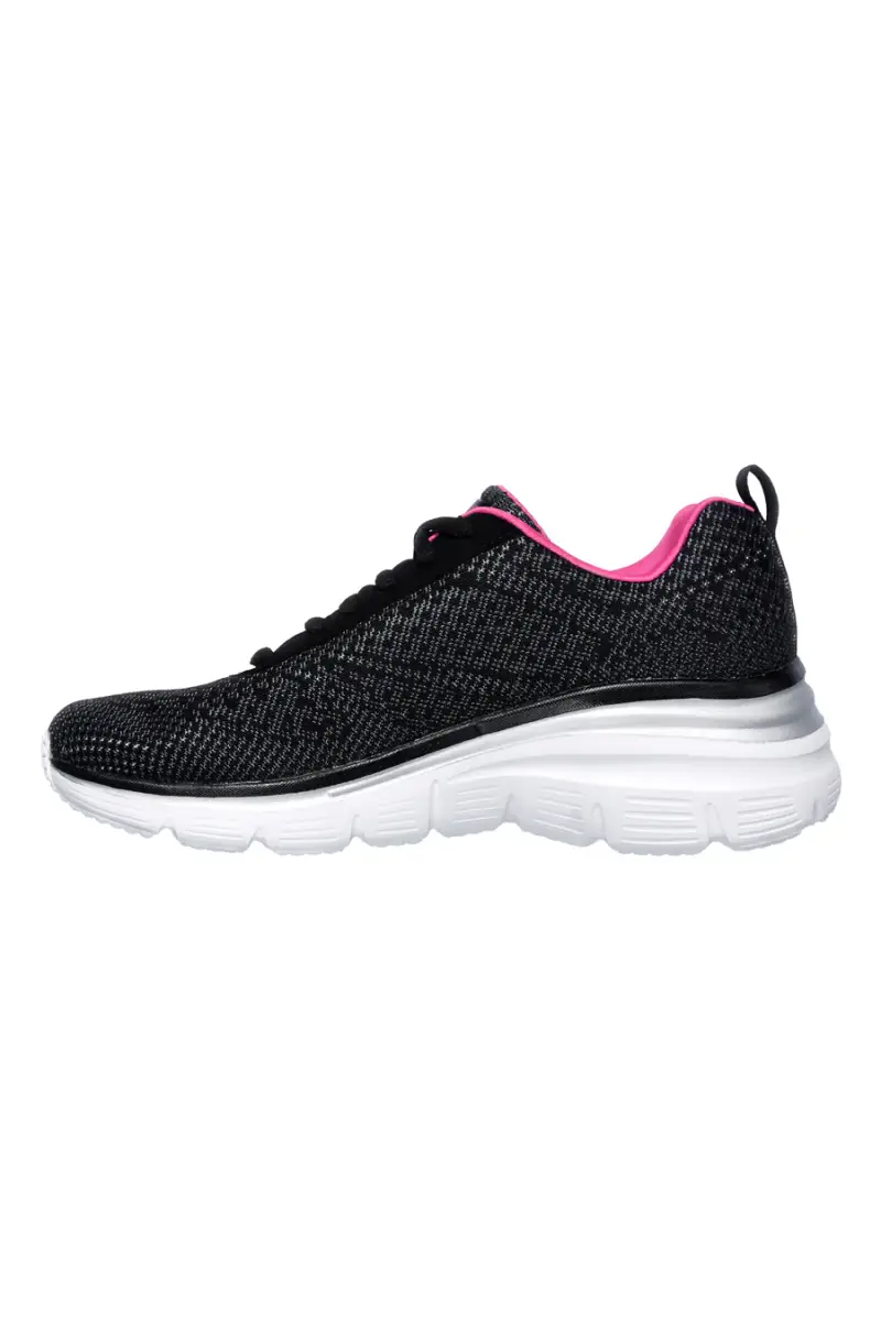 Sneakers nere in mesh con memory foam Skechers Fashion Fit Bold Boundaries [NERO miniatura 2