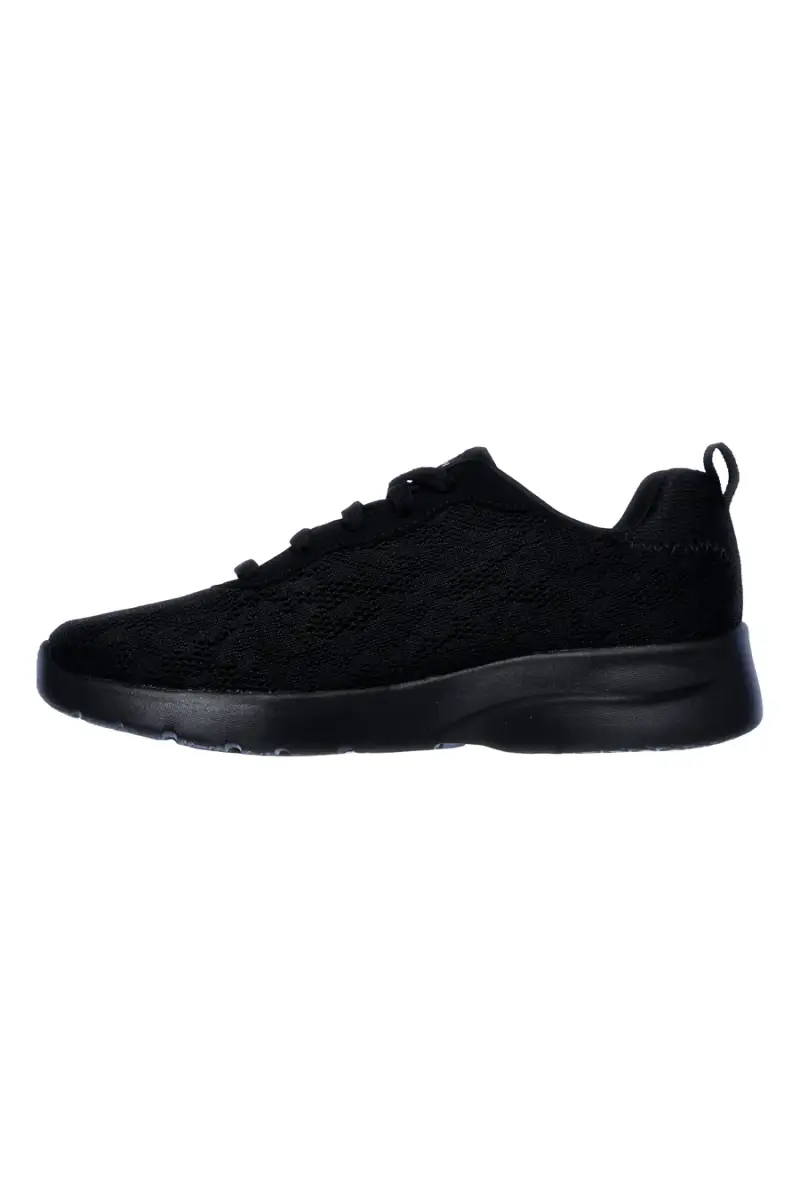 Sneakers nere in mesh floreale con soletta memory foam Skechers Dynamight 2 0 Homespun [NERO] miniatura 2