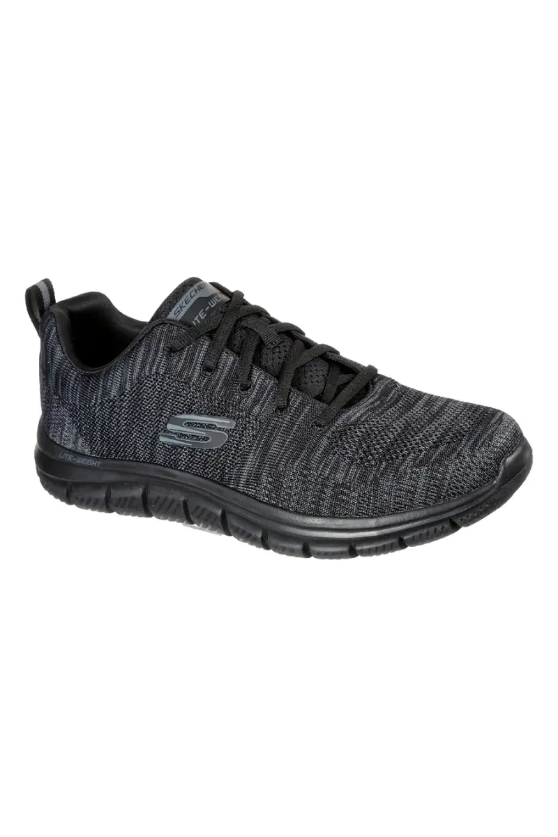 Sneakers nere in mesh knit con Memory Foam Skechers Track Front Runner [NERO] miniatura 2